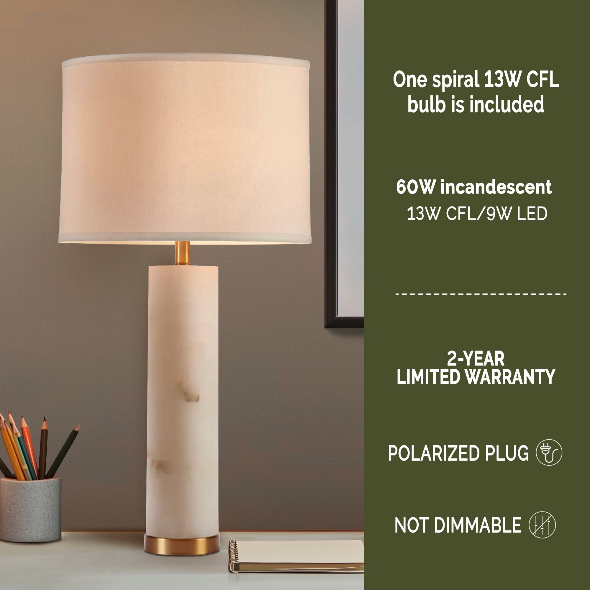 INK+IVY Prague Alabaster Table Lamp - On Sale - Overstock - 18114517